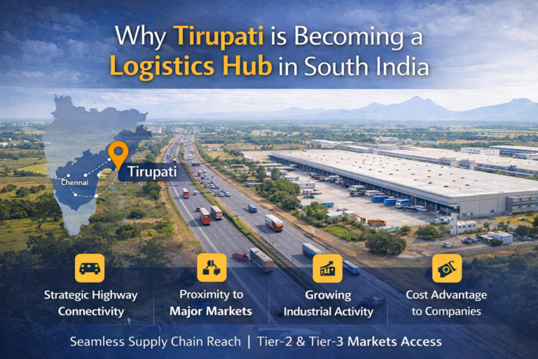 Industrial warehouse and logistics facility in Tirupati Andhra Pradesh near NH-40
